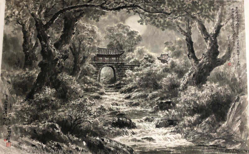 석왕사 조계문의 달밤