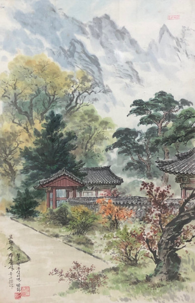 묘향산 수충사를 그리다