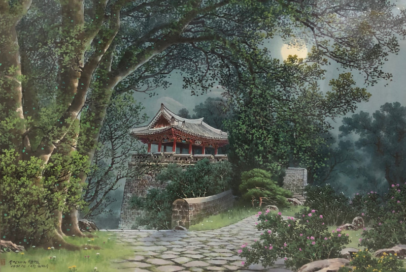 을밀대의 달
