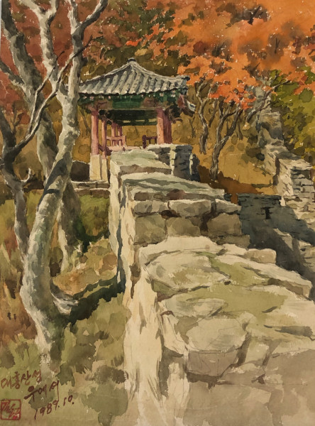 대흥산성 위에서