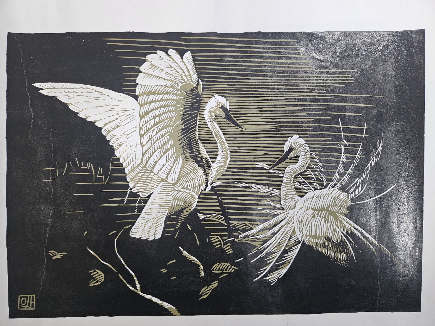 춤추는 한쌍의 새